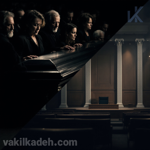 مراسم مرگ و دادگاه