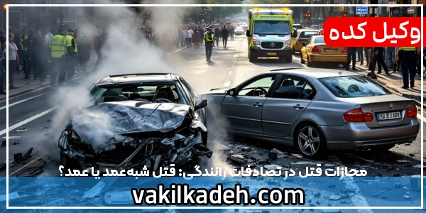 مجازات قتل در تصادفات رانندگی: قتل شبه‌عمد یا عمد؟