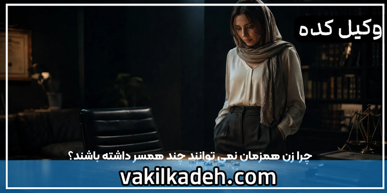 چرا زن همزمان نمی توانند چند همسر داشته باشند؟