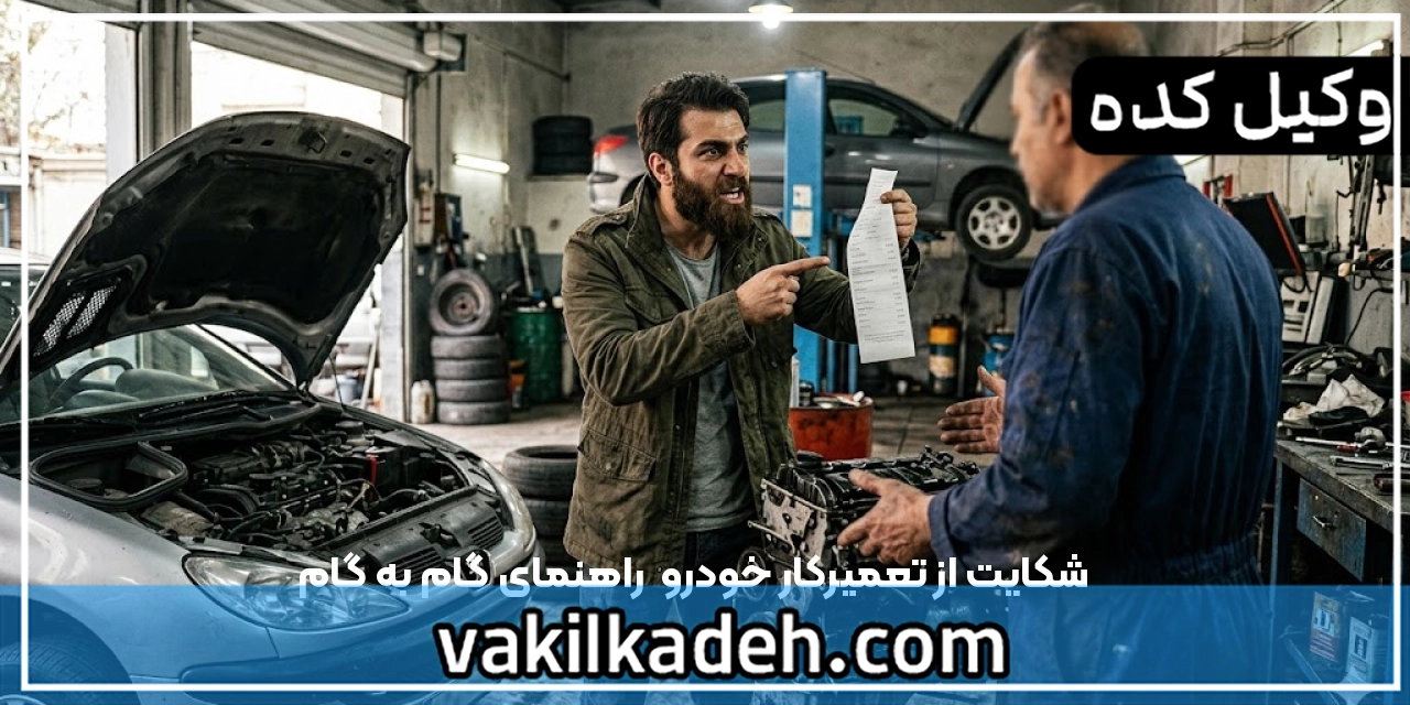 شکایت از تعمیرکار خودرو | راهنمای گام به گام